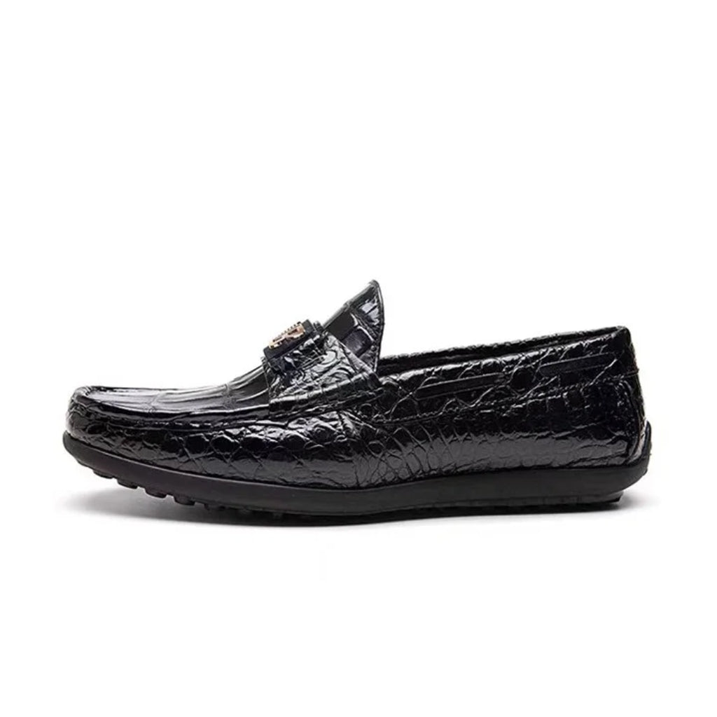 Crocodile Soft Sole Formal Handmade Leather Shoes