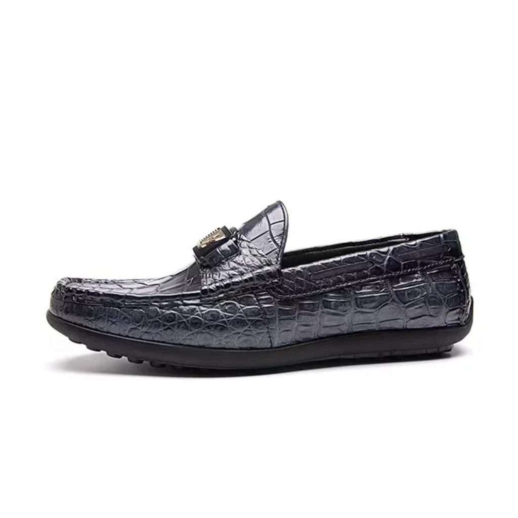 Crocodile Soft Sole Formal Handmade Leather Shoes