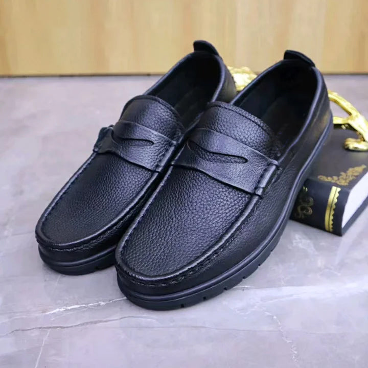 New Cowhide Soft Sole Soft Leather Shoes