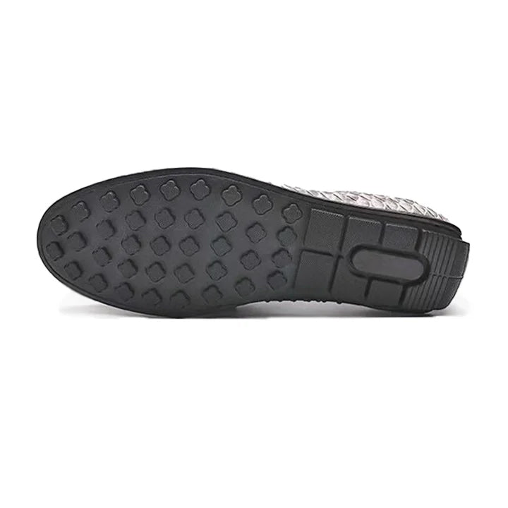 Handmade Snakeskin Business Formal Breathable Leather Shoes