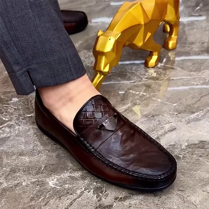 Soft Leather Casual Penny Loafers