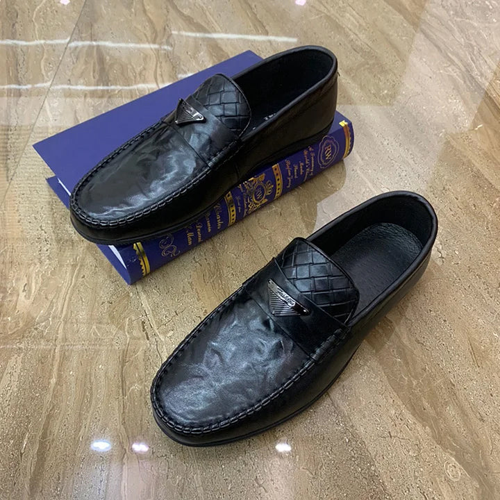 Soft Leather Casual Penny Loafers