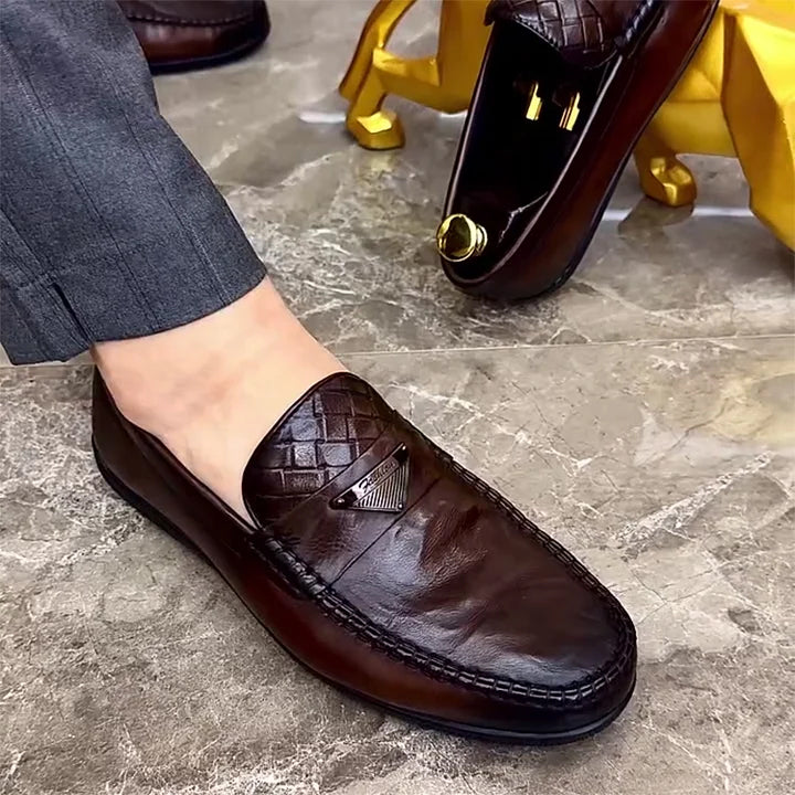 Soft Leather Casual Penny Loafers
