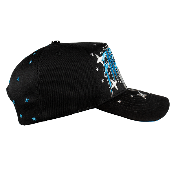 Skull Stars Blue Cap