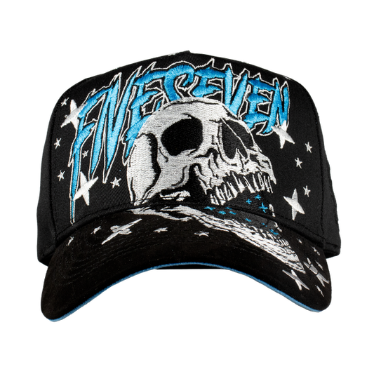 Skull Stars Blue Cap