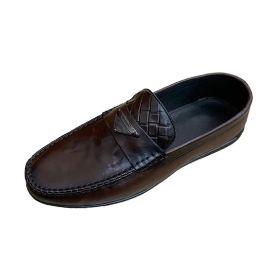 Soft Leather Casual Penny Loafers